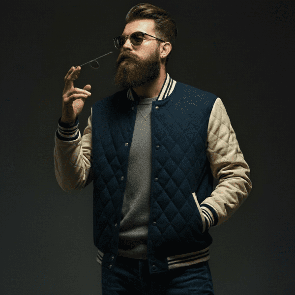 custom Quilted Varsity Jacket